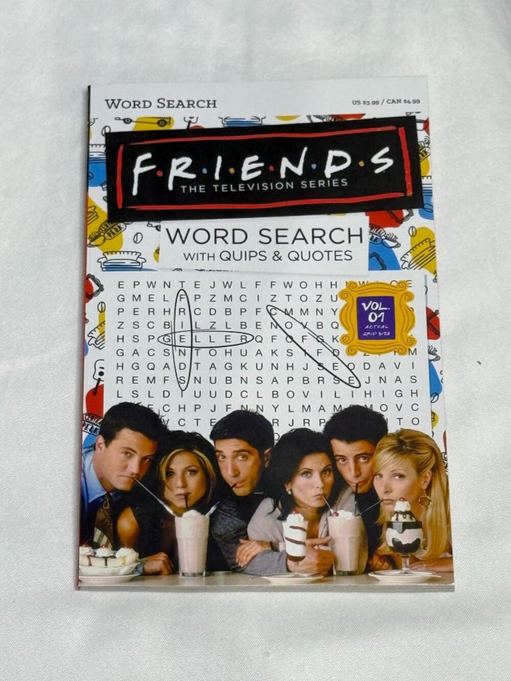 Friends TV Series Word Search Puzzle Book Vol 1